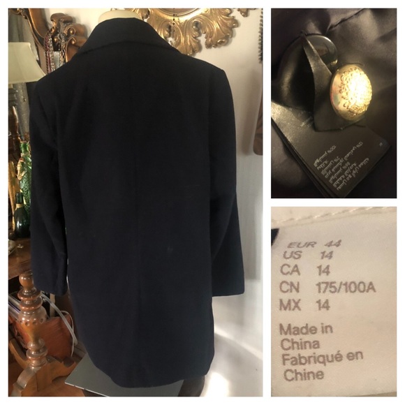 Navy Blue Peacoat by H&M - Picture 5 of 14